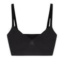 thumbnail image 1 of No Strap Bra New Women's Sports Bra Fall/Winter New Shock-Proof Gathering Running Mesh Breathable Yoga Fitness Sports Underwear Workout Bras for Women Black, 1 of 3