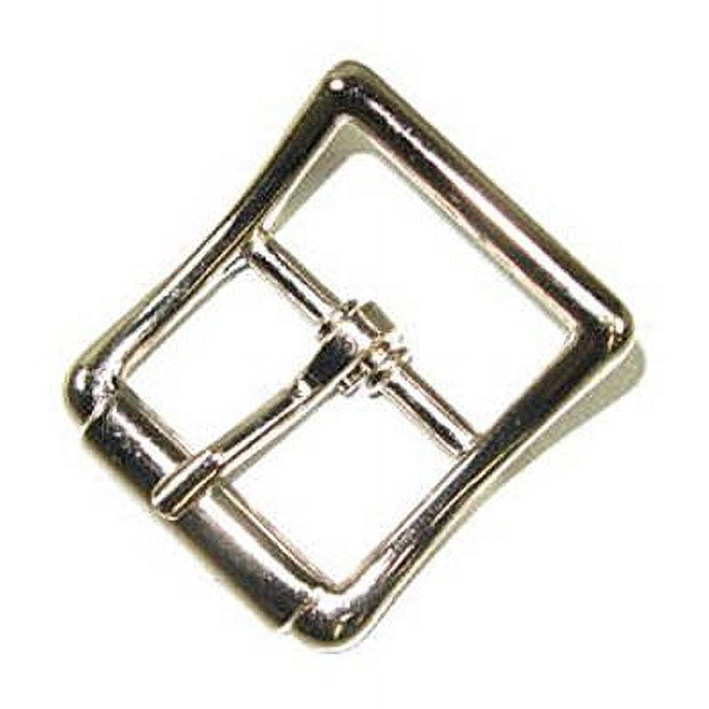 Tandy Leather Heel Bar Gürtelschnalle – Vernickelt, 3/4 Zoll (ca. 1,9 Cm) – Silberfarben, Für Gürtel & Lederprojekte