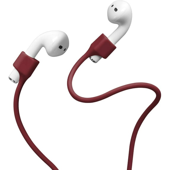 Strap Magnetic Cord Anti-Lost Sports String - Accessories for AirPods 2 1 Pro, True Red