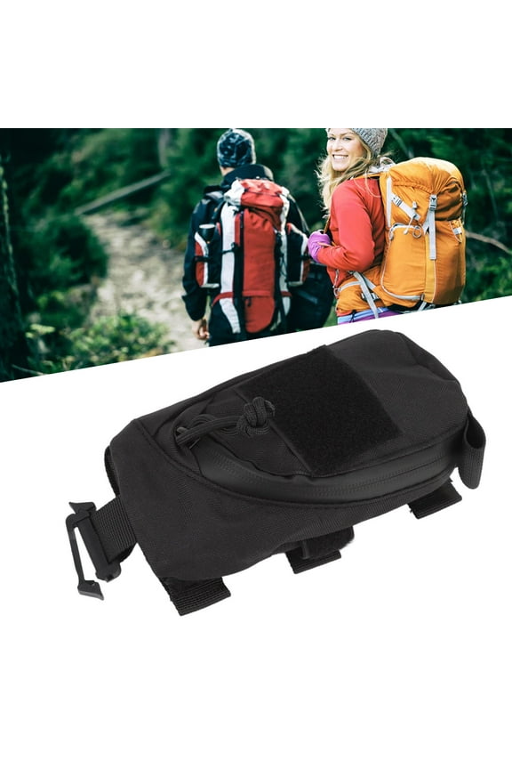 Strap Pack Clip On Pouch EDC Tools Sundries Accessory Bag Backpack Shoulder Strap Pocket Backpack Attachment for Hikers, Travelers, Students, and Commuters[A]