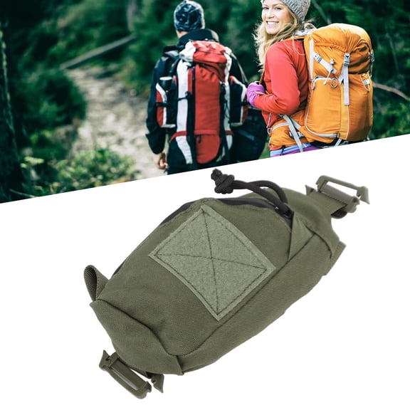 Strap Pack Clip On Pouch EDC Tools Sundries Accessory Bag Backpack Shoulder Strap Pocket Backpack Attachment for Hikers, Travelers, Students, and Commuters[C]