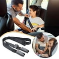 thumbnail image 1 of Strap Pads Compatible with 1 Pcs Universal Kids Seat Car Fixing Straps Covers with Latch Interface Accessory Cover Set (Black), 1 of 8