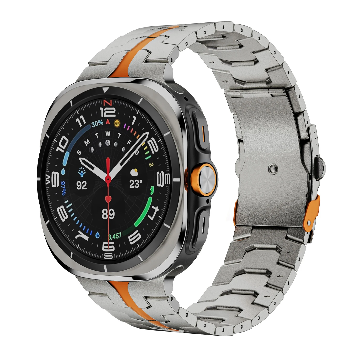 Strap for Samsung Galaxy Watch Ultra 47mm Titanium Bracelet Wristband ...