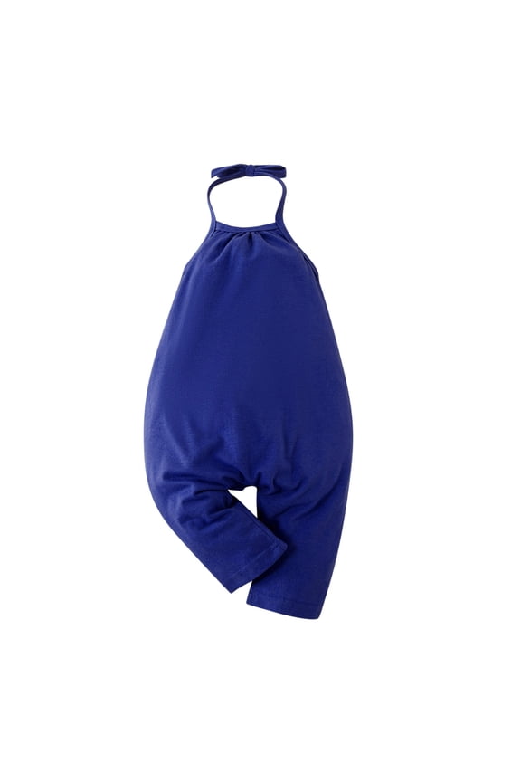 Strap Toddler Girls Kids Baby Piece One Jumpsuit Backless Pants Romper Girls Jumpsuit Bunny Romper Baby Girl Girls Birthday Outfit 3 Girls 6 Months Clothes Toddler Girl Jumpsuit Plain Dress Girls