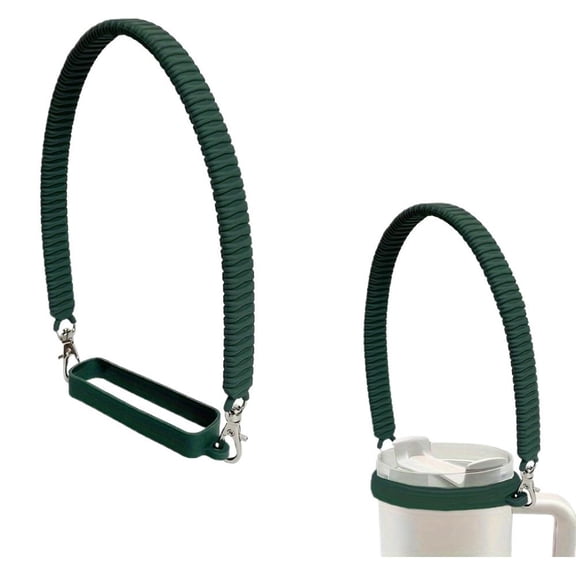 Strap For Water Bottle, Water Bottle Handle Strap, Water Bottle Handle Attachment for many Bottle, Silicone Water Bottle Strap Portable Water Bottle Sling for Most Cups - Type D