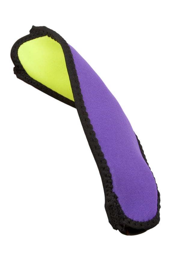 Strap Wrapper Neoprene Mask Strap Cover Purple/yellow reversible