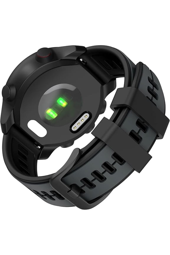 Strap for Garmin Forerunner 55/245/645 Music/Vivoactive 3/5/6/Vivomove HR, Silicone Quick Release Watch Band 20mm