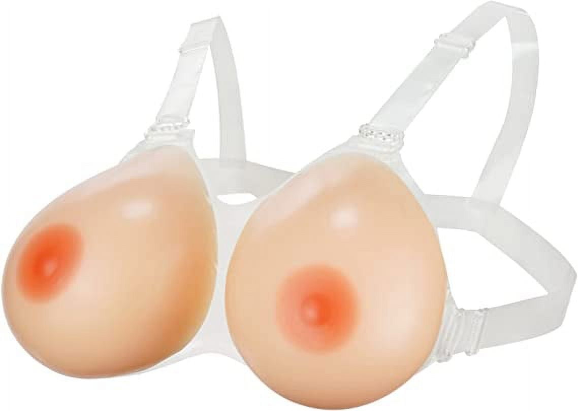 Strap on Silicone Breast Forms Fake Boobs For Cosplay Mastectomy