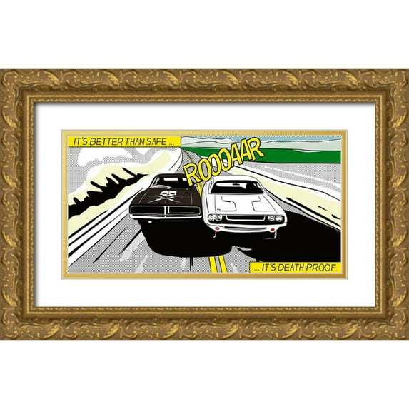 Strapelias - PR, Pierre 18x11 Gold Ornate Wood Framed with Double Matting Museum Art Print Titled - It s better than safe ...