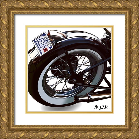 Strapelias - PR, Pierre 26x26 Gold Ornate Wood Framed with Double Matting Museum Art Print Titled - Bobber Detail