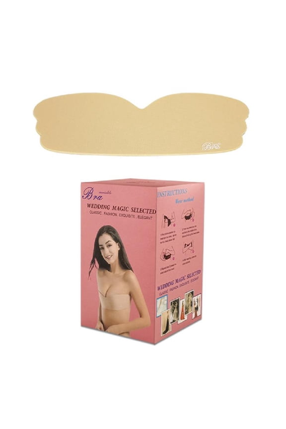 Strapless Backless Adhesive Bra Push Up Nipple Covers For Women Dresses Swimwear Invisible Bralette
