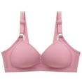 thumbnail image 1 of Womens Backless Bra Lightly Lined Bra Feature V-Neck Molded Bra Hook and Eye Closure Plus Size Bra Strapless XL, 1 of 8