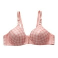 thumbnail image 1 of Strapless Bandeau Bra, Women's Lattice Thin Front Buckle Adjustment Chest Shape Bra Underwear No Rims, Silicone Bra inserts, 1 of 2