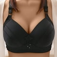 thumbnail image 1 of Strapless Bra Bra Without Rims Thin Breast Receiving Underwear Sagging Bra Underwear Comfy Bra Summer Savings Black, S, 1 of 4