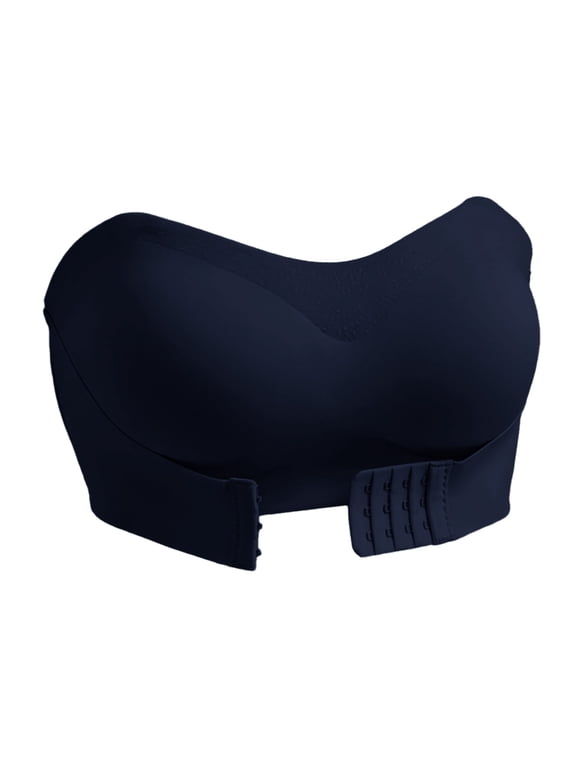 Strapless Bras for Women Wireless Supportive Full Coverage Correction Anti Sagging Front Closure Bras for Women