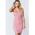 thumbnail image 1 of Strapless Button Down Mini Dress S, 1 of 4