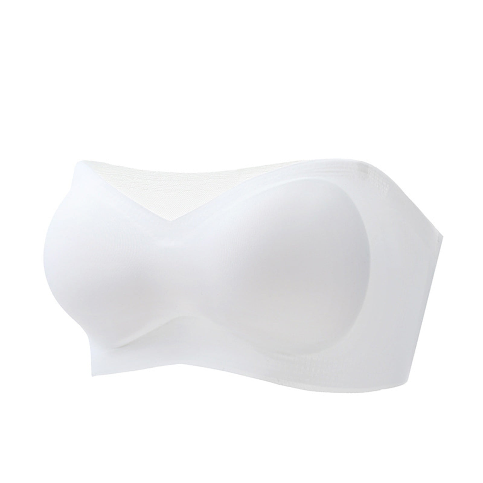 Strapless Comfort Wireless Bra with Slip Silicone Bandeau Bralette Tube Top - Walmart.com