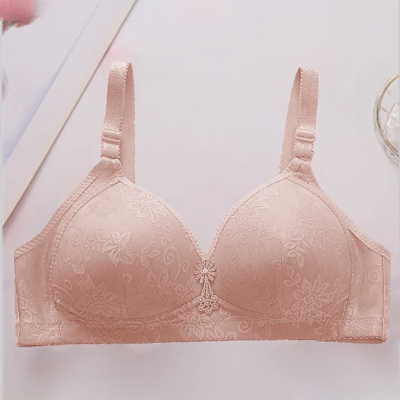 Strapless Push Up Bra for Women JIANLAI Bra for Women Seamless No Underwire Back Smoothing Everyday Comfort,Bralette Khaki