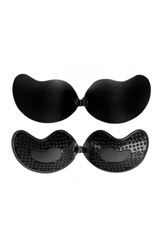 Strapless Push Up Bras For Women Sticky Bra Backless Adhesive Bras Invisible Push Up Stick On Bras For Women Dresses 2 Pair Reusable