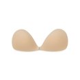 thumbnail image 1 of Strapless Self Adhesive Invisible Backless Push-up Bra Waterproof Triangular Stealth Bra Wedding Ball Gowns Swinming Costumes Beige, 1 of 1