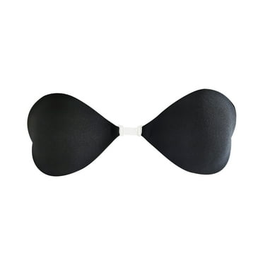 Strapless Sticky Bra Hearted Adhesive Bra Invisible Push Up Sticky Silicone Strapless Bra For Women Stick On Bra For Women