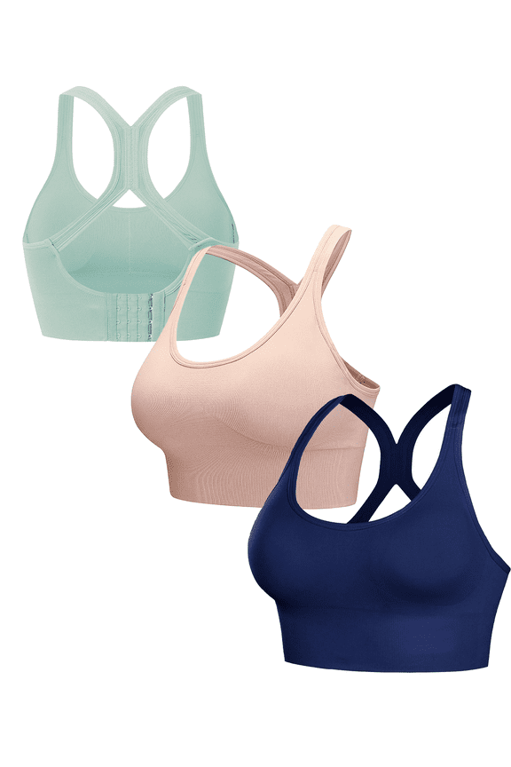 Strapless cross-back bra with back support for shaping and concealing, anti-glare and slimming effect, shock-absorbing belt for the chest, sports bra with back support