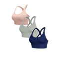 thumbnail image 1 of Strapless cross-back bra with back support for shaping and concealing, anti-glare and slimming effect, shock-absorbing belt for the chest, sports bra with back support, 1 of 7