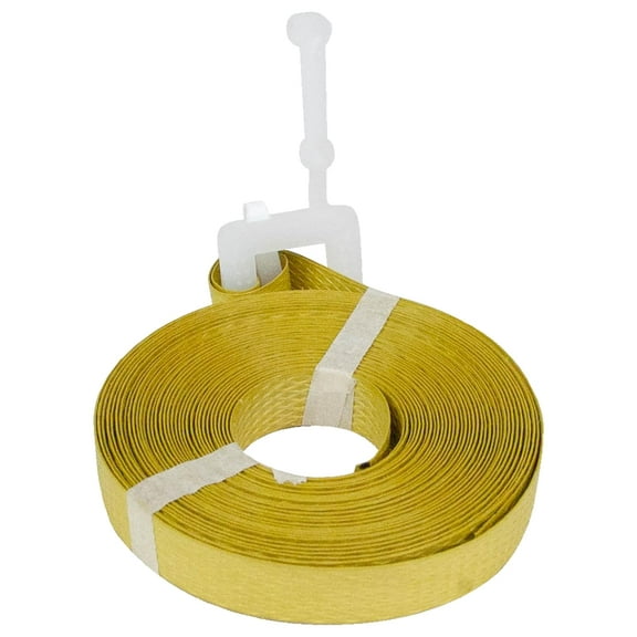 Strapping Pre Cuts - 17ft. of Strapping with Attached Plastic Buckle - 1/2" x 17" - P12PC2 - Case of 500 - Multiple Colors (Yellow)