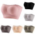 thumbnail image 1 of Strappy Bandeau Bikini Top for Summer Wireless Seamless Shaped Tubetop with Inner And Light Support Women Tube Top, 1 of 7