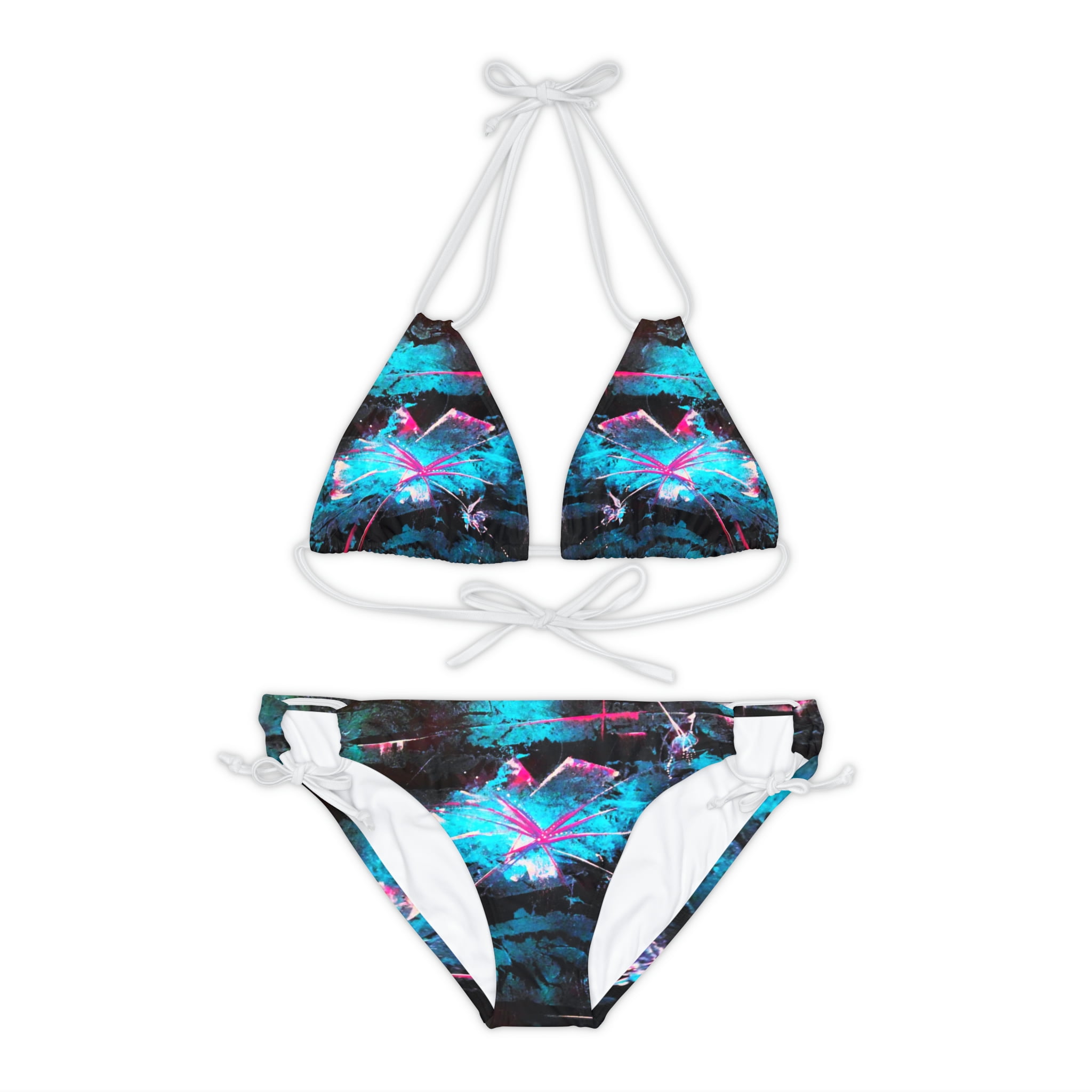 Strappy Bikini Set Mysterious Prime - Walmart.com