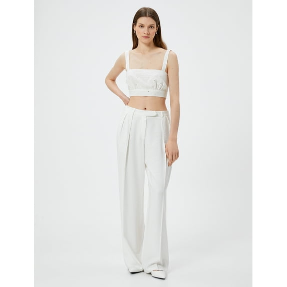 Strappy Cutwork Crop