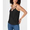 thumbnail image 1 of Strappy-Trim Tank Top Black S, 1 of 1
