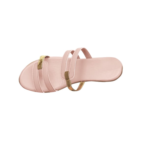 Strappy Wedge Sandals for Women 2025 Casual Comfy Hollow Out Slip-on Shoes Indoor Outdoor Summer Beach Slippers