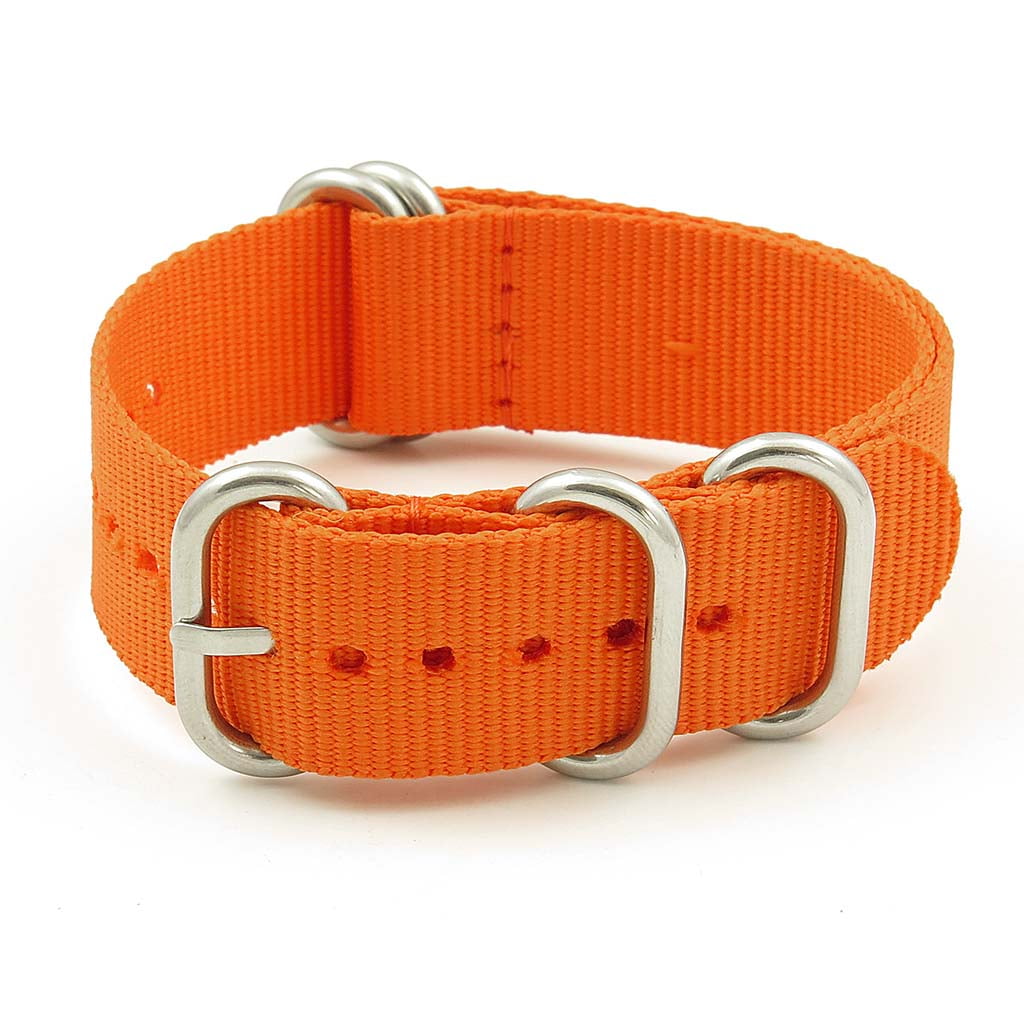 StrapsCo Nylon 5 Ring OnePiece Watch Strap