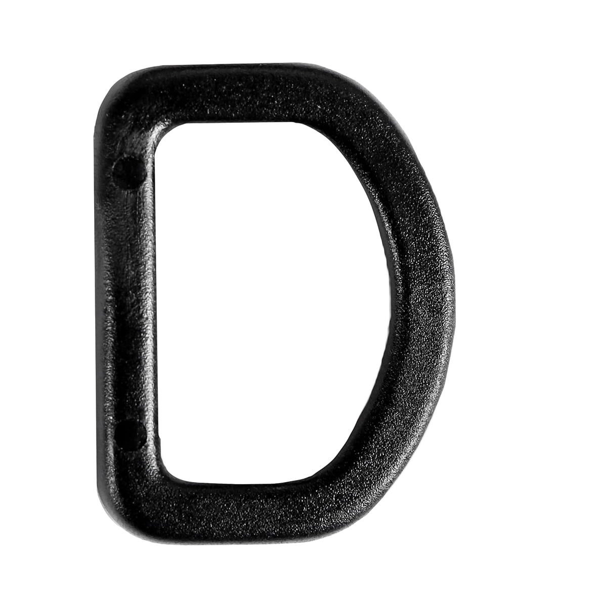 Strapworks 1 Inch Plastic D-Ring Buckles, Black, 25 Pack 