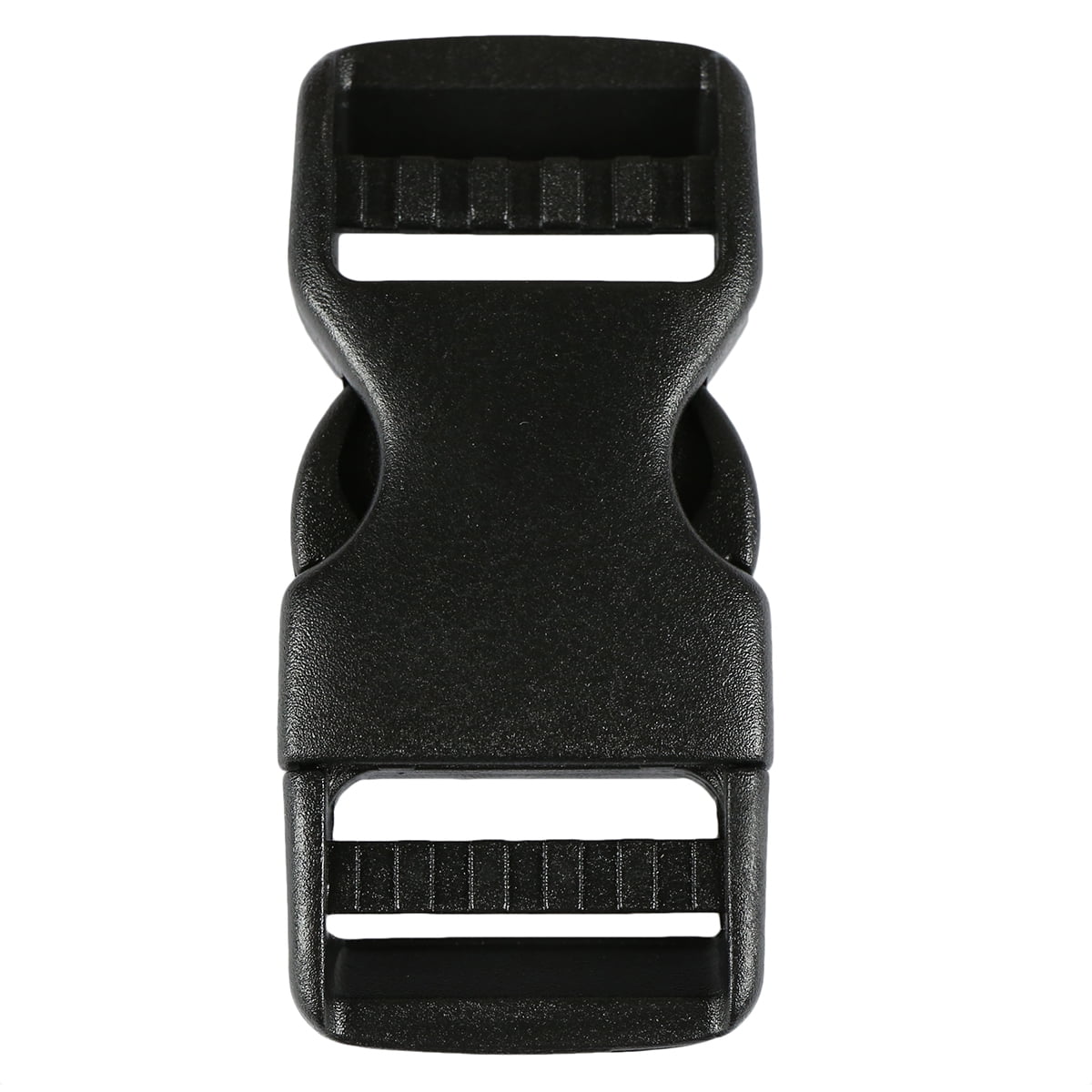 2 Side Release Buckle Pack Plastic Black Buckles for Nylon Web Belts,  Replacement Buckles for Camping Gear, Packs, or Any Other Purpose. Comes in