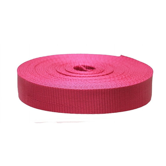 Strapworks 3/4 Inch x 10 Yards Colored Flat Nylon Webbing Strap