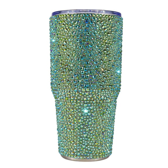 Strass Insulated Beverage Tumbler - Lime Iridescent