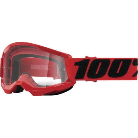 Strata 2 Junior Goggle Red Clear Lens
