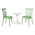 thumbnail image 1 of Strata Furniture 2 Rio Polypropylene Chairs with Sprout Table in Mint/White, 1 of 2