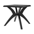 thumbnail image 1 of Strata Furniture 27.40" Resin Folding Outdoor Dining Table, Black, 1 of 2