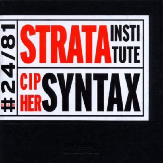 Strata Institute - Cipher Syntax - Music & Performance - CD