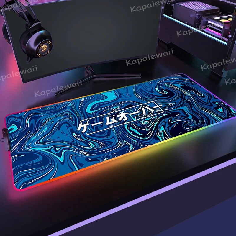 Strata Liquid RGB Mouse Pad Colorful Luminous Mousepad LED Lighting