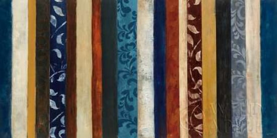 Strata V Canvas Art - Cheryl Warrick (10 x 20)