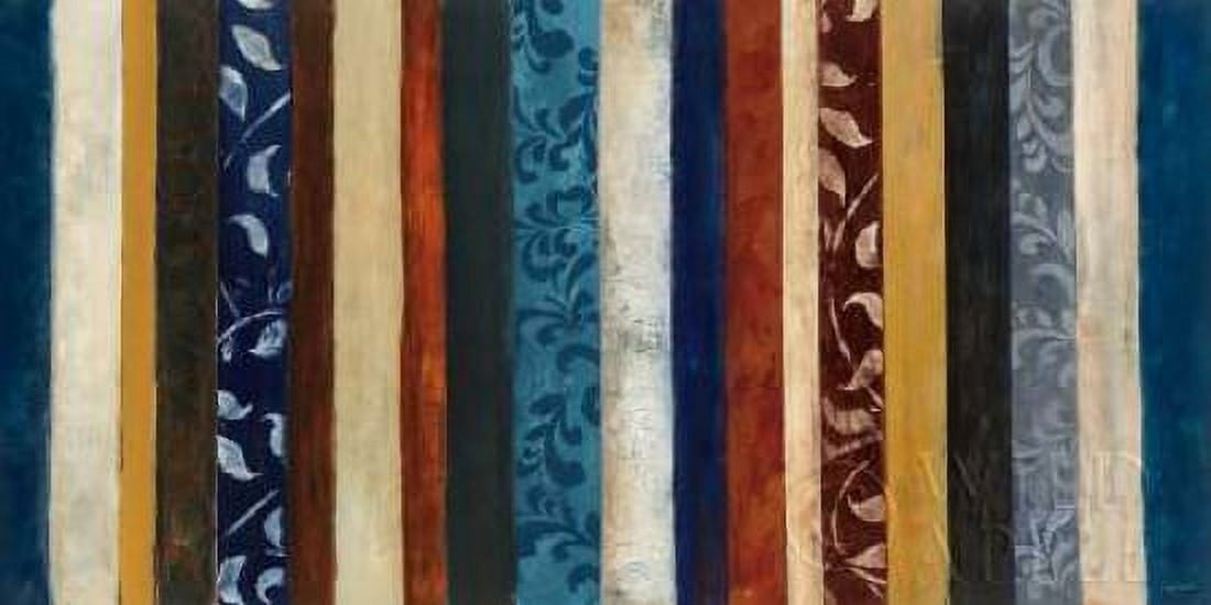 Strata V Canvas Art - Cheryl Warrick (24 x 48)