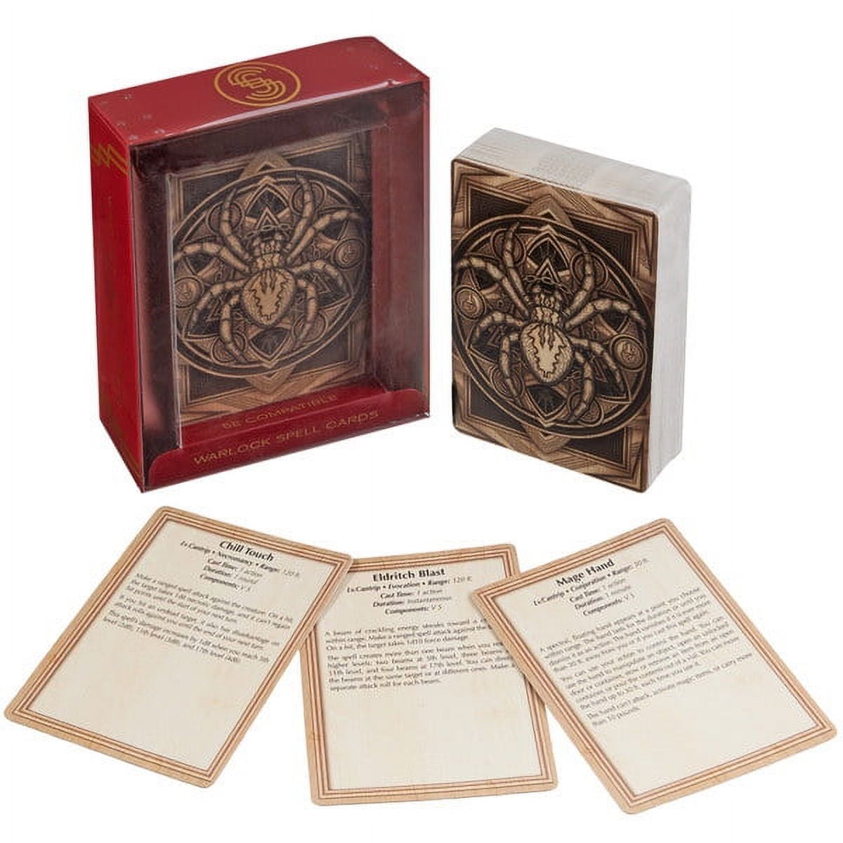 Stratagem Warlock Spell Cards DND 5e Compatible Quick Reference Class Ability Decks Pocket