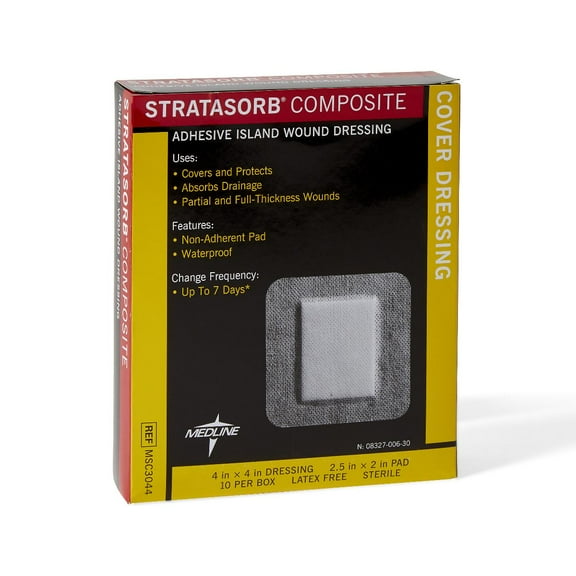 Stratasorb Composite Dressings,2.5" x 2"