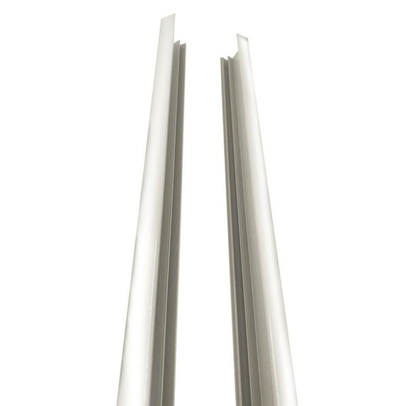 Stratco 6 Foot Quick Screen Aluminum Side Frame Fencing, White (2 Pack)