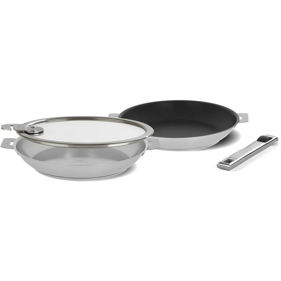 Strate Stainless Steel 4 Piece Fryingpan Set