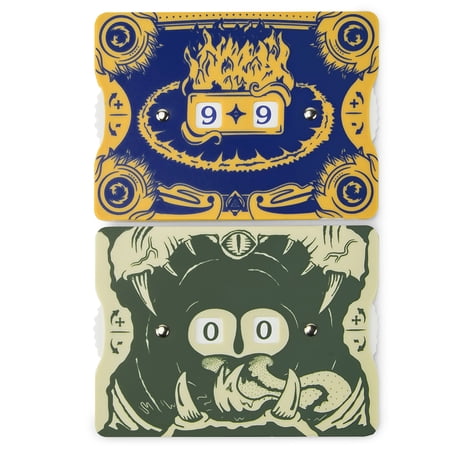 Strategem 2-pack Pocket Life Counters for Trading Card Games, Fits in a Deck Box, Gaming